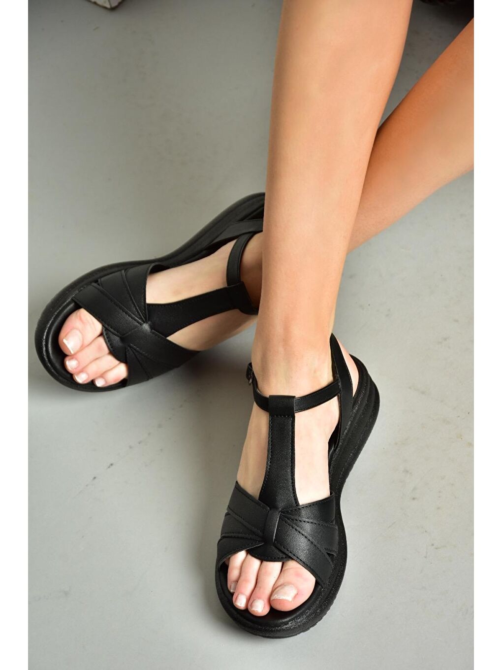 S3149140 Siyah Kadın Sandalet-3