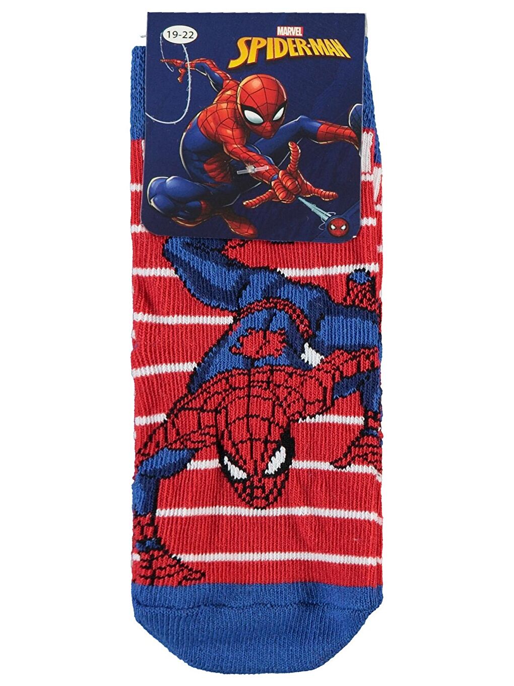 Civil Saks Spiderman Erkek Çocuk Çorap 3-11 Yaş Çorap Saks Mavisi