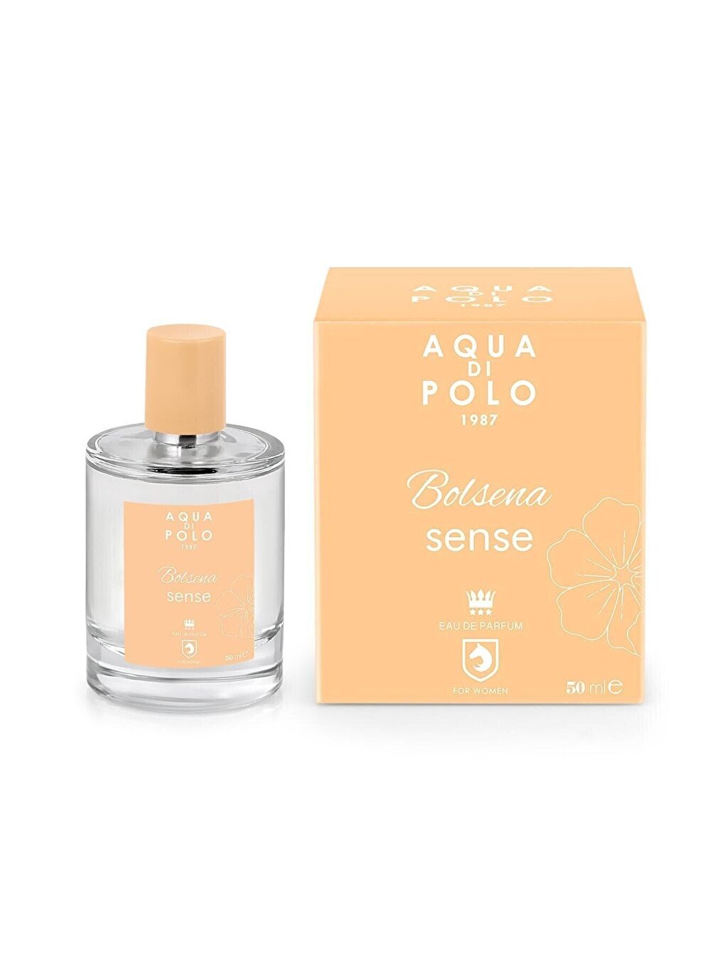 Aqua Di Polo 1987 Renksiz Bolsena Sense 50 Ml Kadın Edp Apcn000802