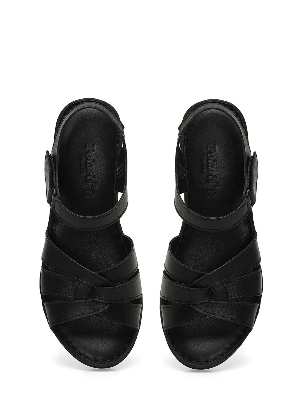 161886.Z4FX Siyah Kadın Comfort Sandalet-3