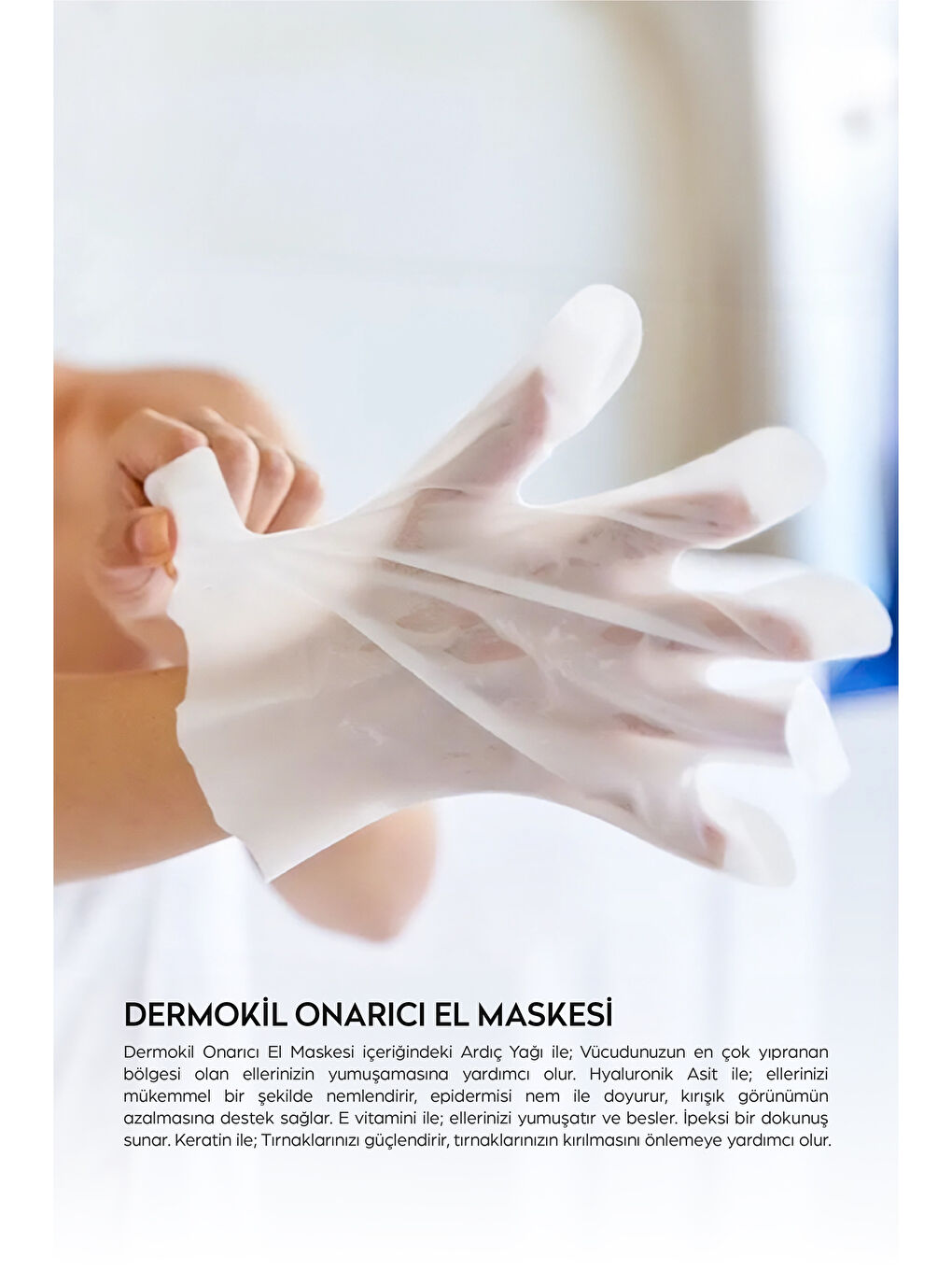 DERMOKIL Ekru-Bej Onarıcı El Maskesi 30 ml 2 ' li Set - 2