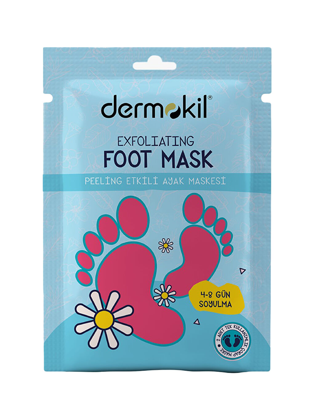 DERMOKIL Peeling Etkili ( Soyulabilir ) Ayak Maskesi 30 ml 2 ' li Set - 3