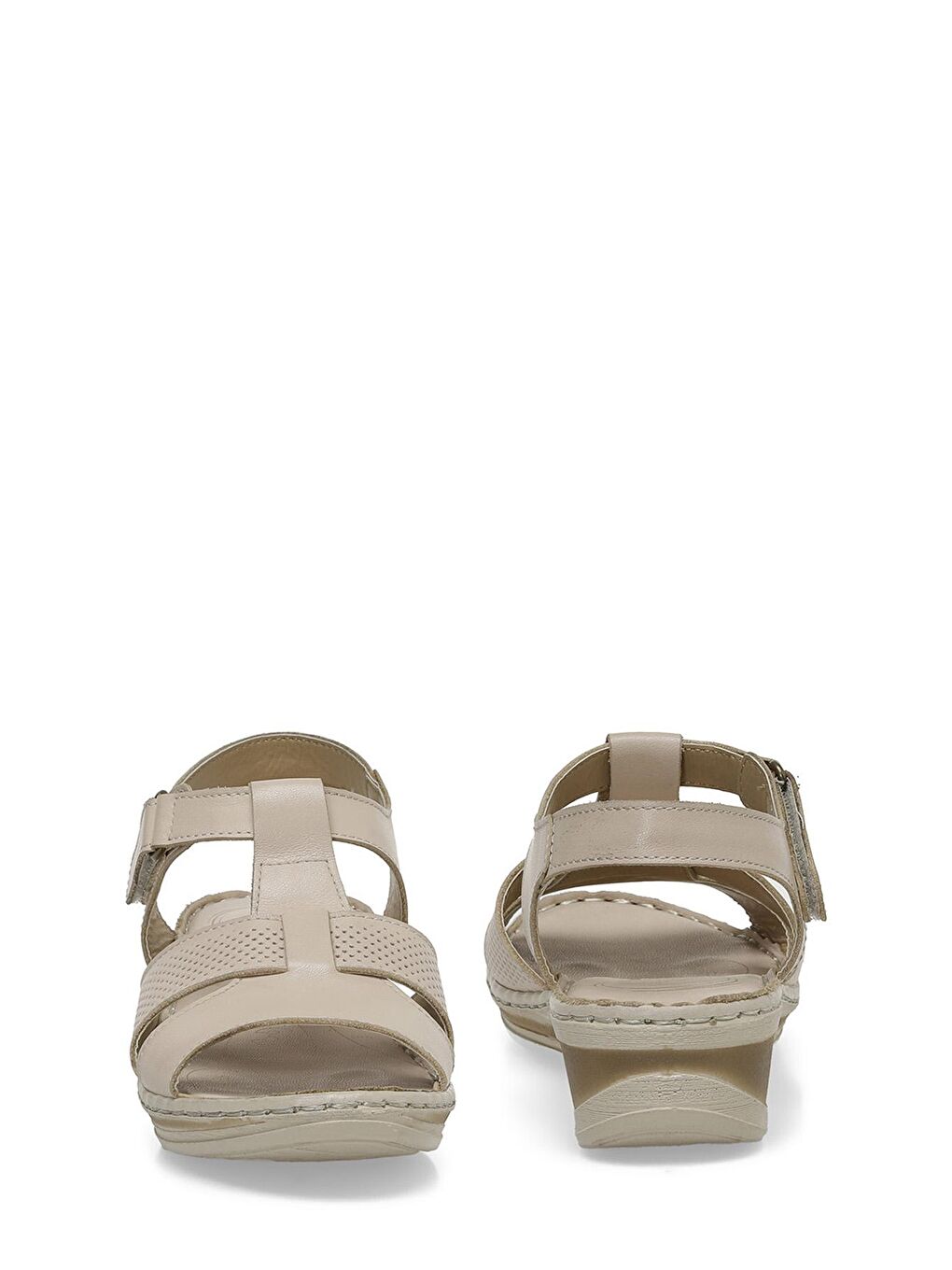 105126.Z4FX Bej Kadın Comfort Sandalet-4