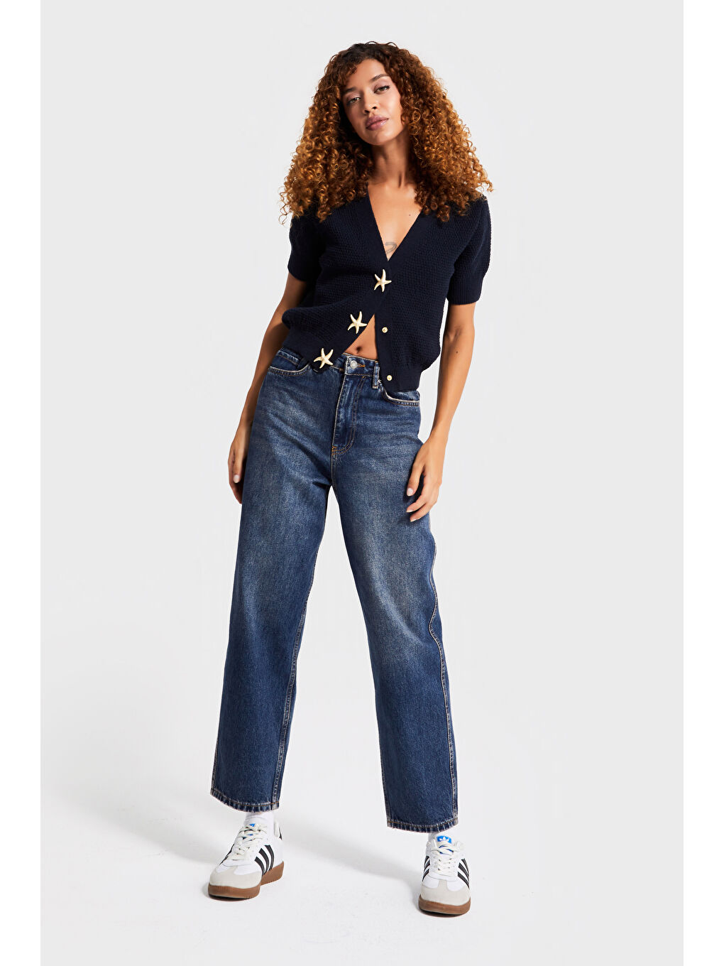 Mavi Kadın T.Kot Rengi 2W5-8 Relax Fit %100 Pamuk İç Boy 69cm Denim Jean-2