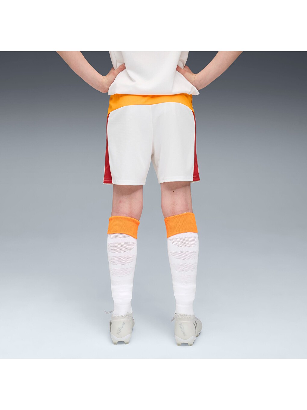 Beyaz GALATASARAY 25/26 Genç Futbol Şortu-5