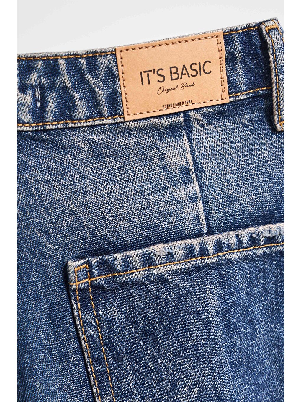 Mavi Kadın T.Kot Rengi 2W5-8 Relax Fit %100 Pamuk İç Boy 69cm Denim Jean-4