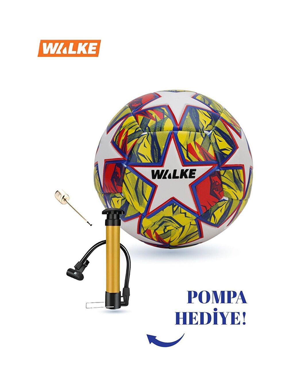 Karışık Premium Şampiyonlar Ligi Temalı 5 Numara Futbol Topu Pompa Hediyeli-2