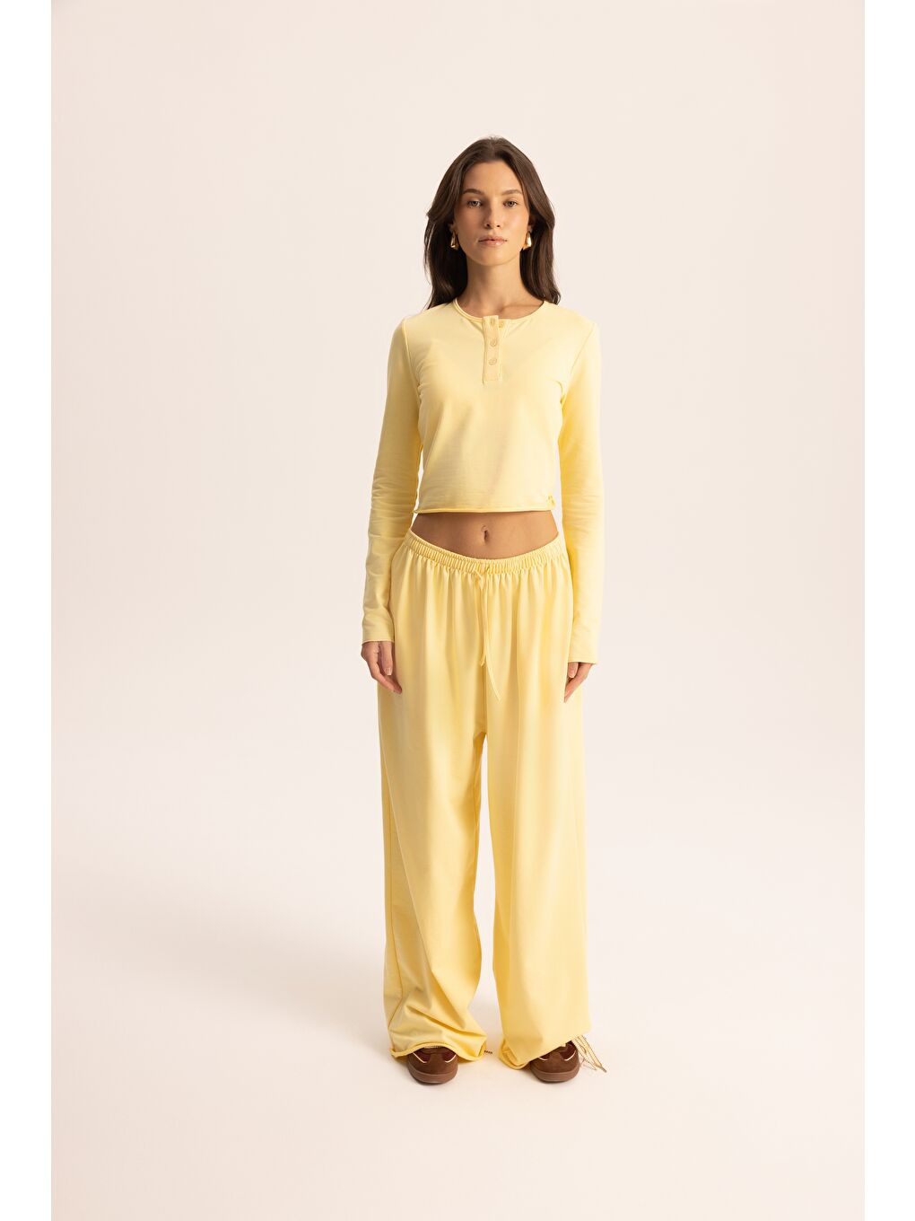 Tuara Basic Sarı Eşofman Takımı-1