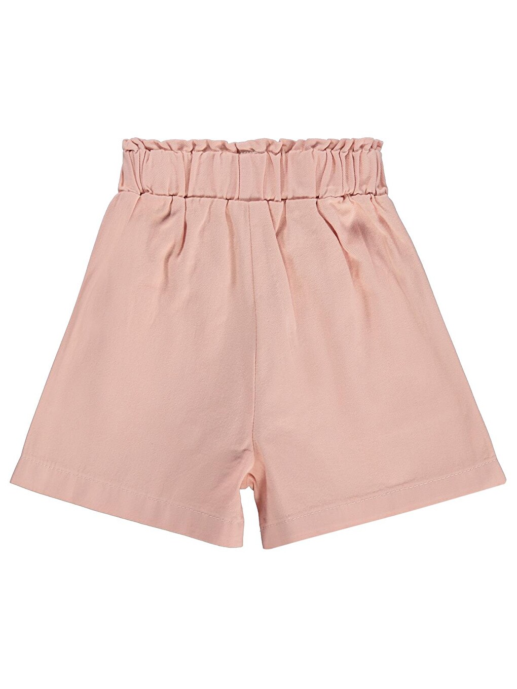 Pembe Baby Kemer Fırfırlı Cepli 6-18 Ay Şort - Pudra-1