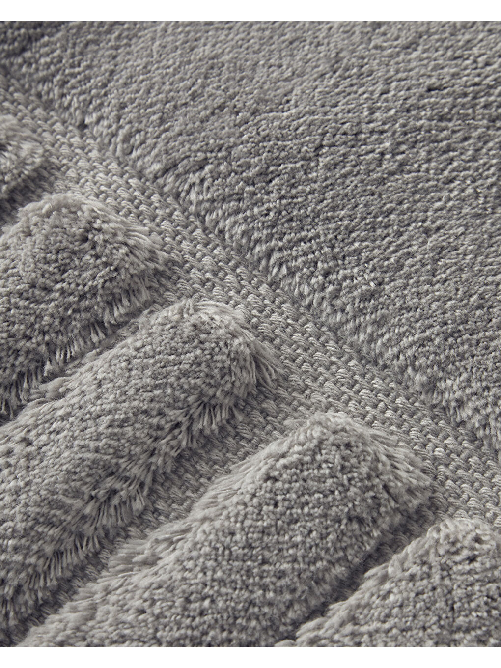 Pearly Pamuklu Banyo Paspası Seti Açık Gri-2