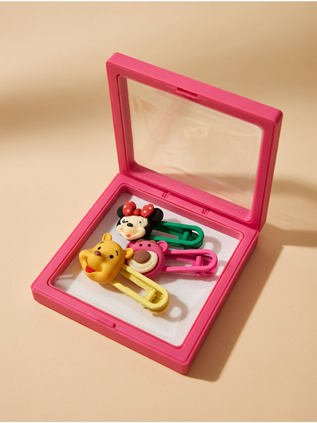 Sevimli Karakter Toka Seti Pembe-1