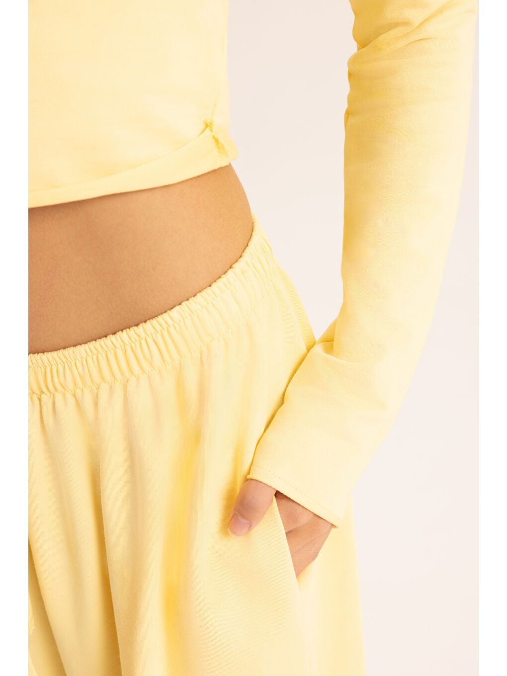 Tuara Basic Sarı Eşofman Takımı-6