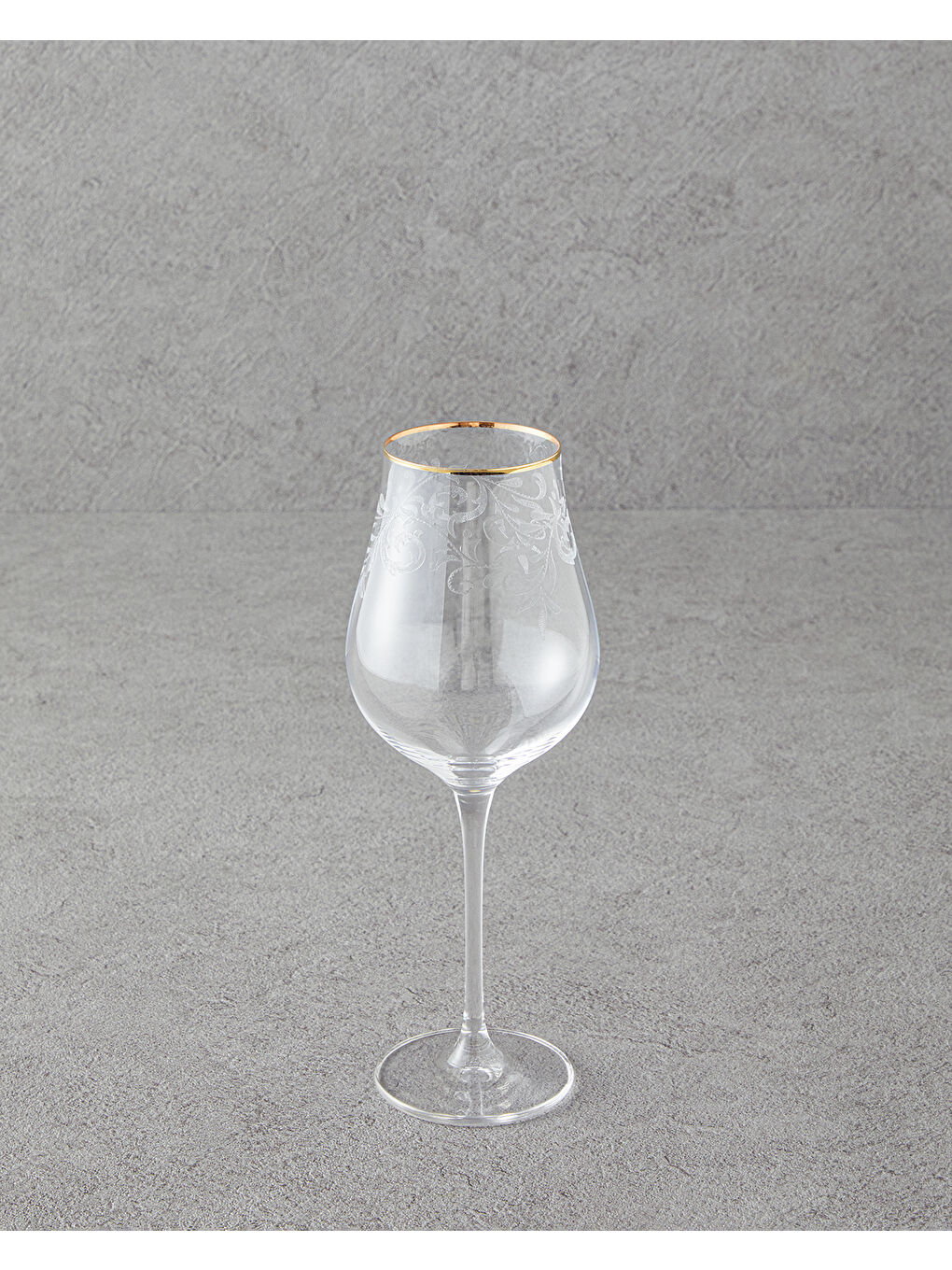 Sarı Gracy Kristal 6'lı Kadeh 400 ml Gold-2