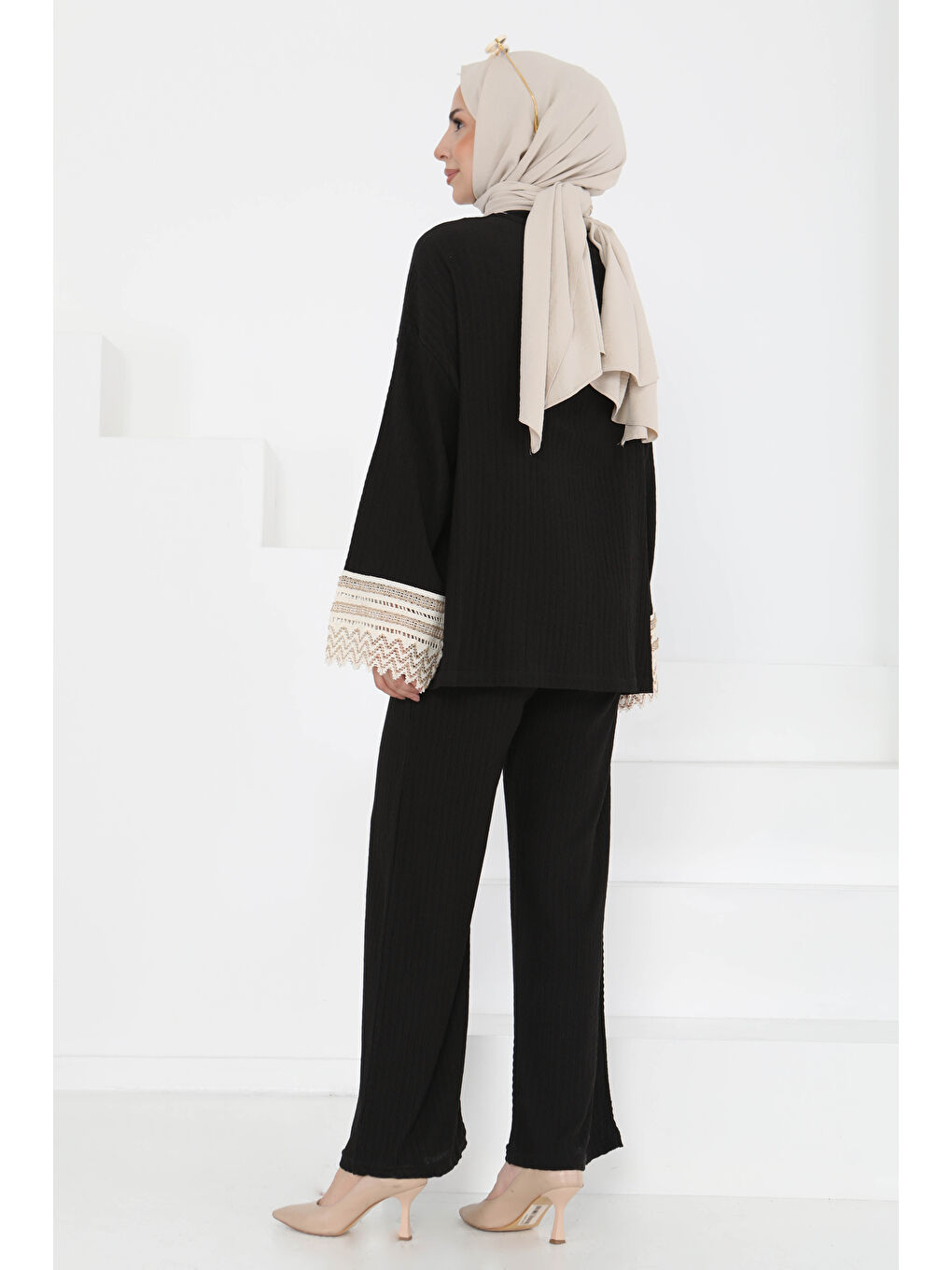 Kimono İkili Takım Siyah - 27242-6