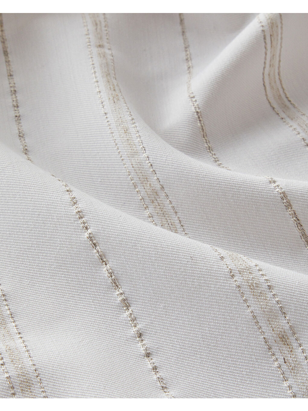 Flossy Polyester Runner 40x140 cm Beyaz - Bej-2