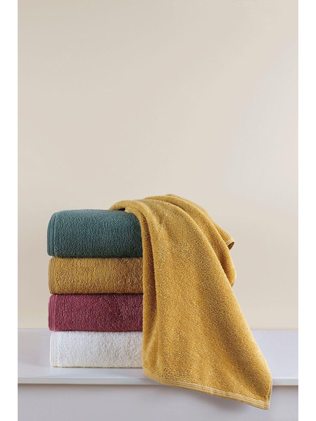 Harmony %100 Pamuk Banyo Havlusu Ekru 70x140-4