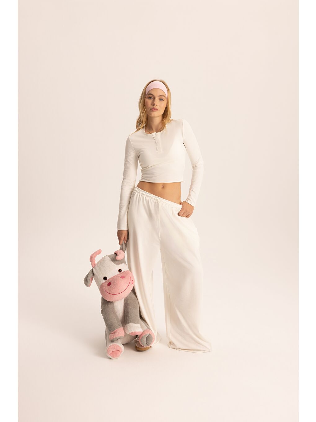 Tuara Basic Ekru Eşofman Takımı