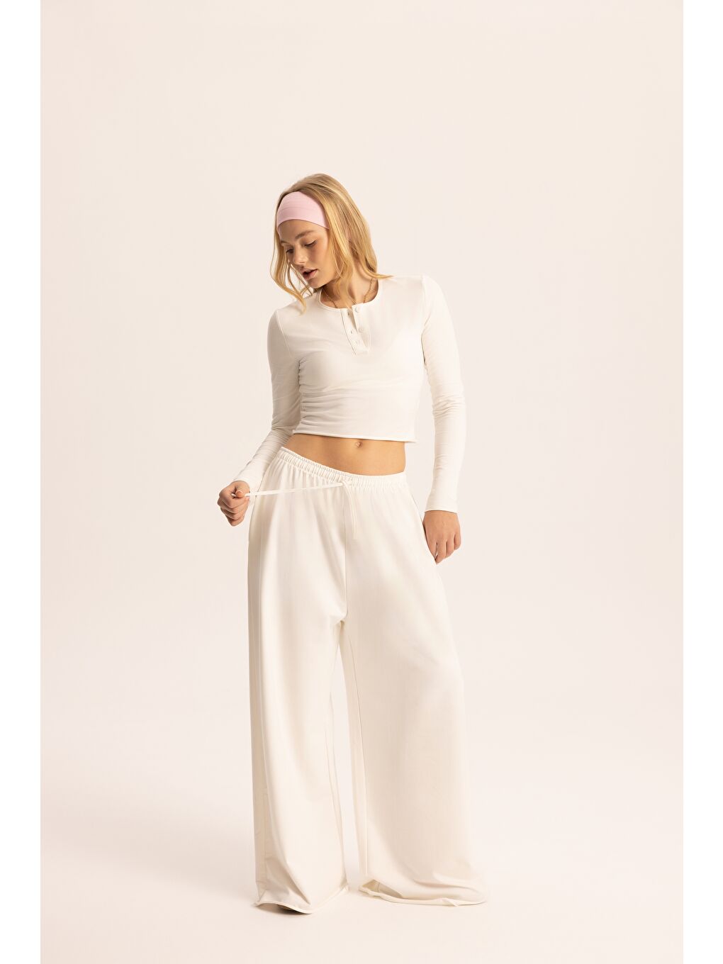 Tuara Basic Ekru Eşofman Takımı-1