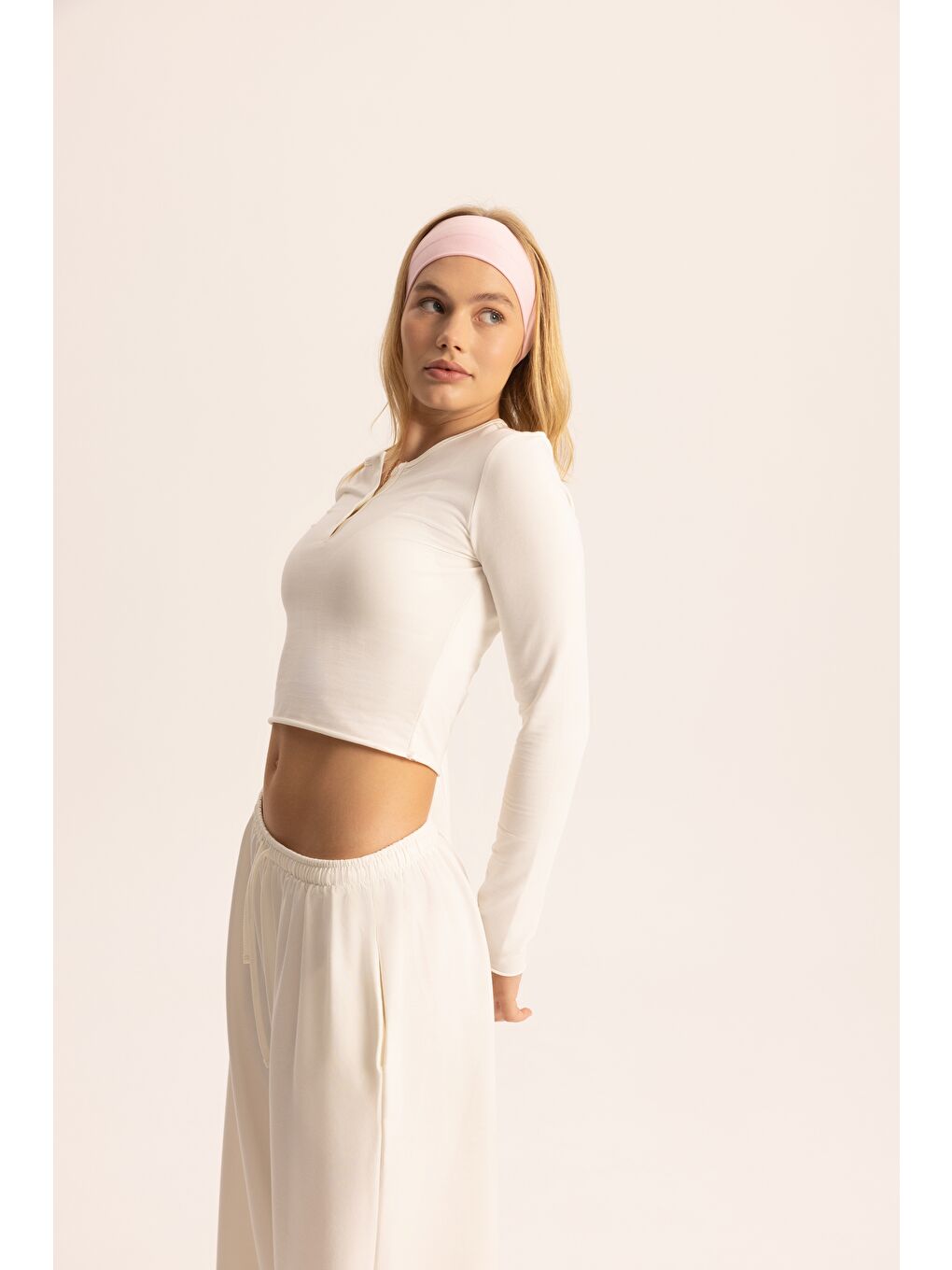 Tuara Basic Ekru Eşofman Takımı-2