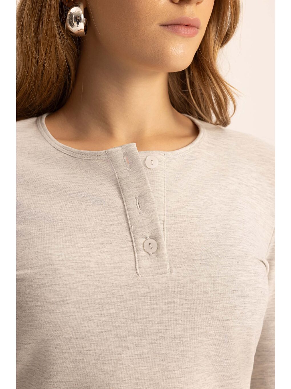 Beyaz Tuara Basic Karmelanj Eşofman Takımı-6