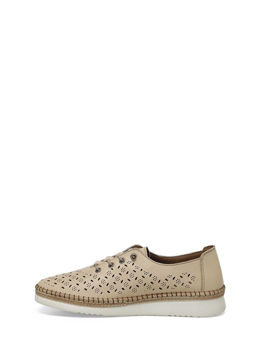 105028.Z4FX Bej Kadın Düz Ayakkabı-2