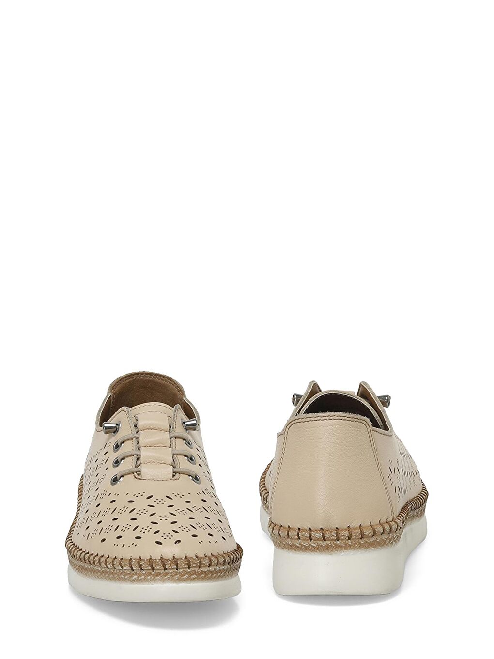 105028.Z4FX Bej Kadın Düz Ayakkabı-4