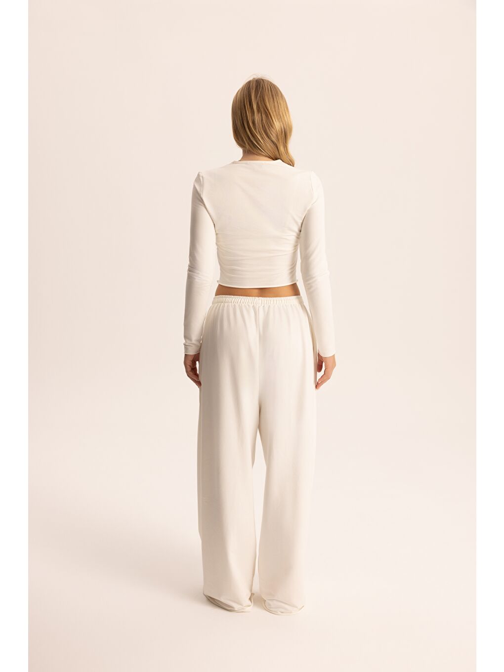Tuara Basic Ekru Eşofman Takımı-4