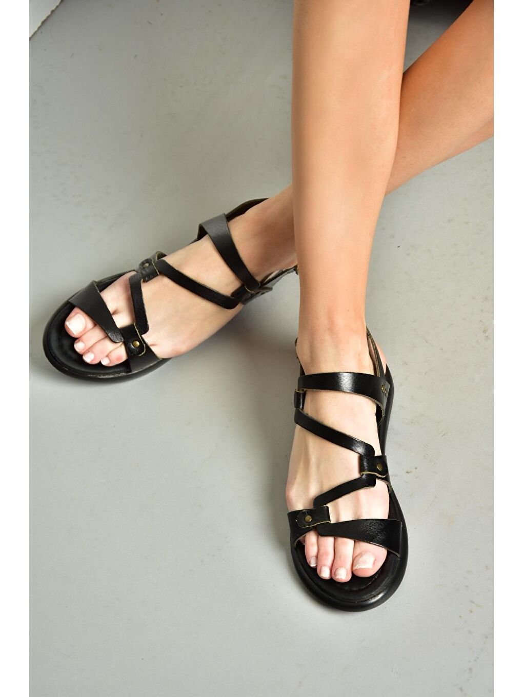 S2910184 Siyah Kadın Sandalet