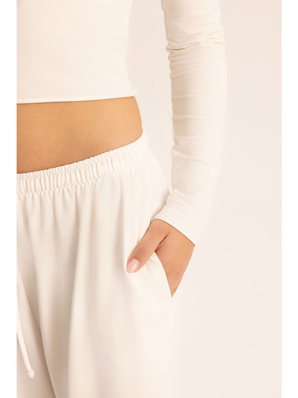 Tuara Basic Ekru Eşofman Takımı-6