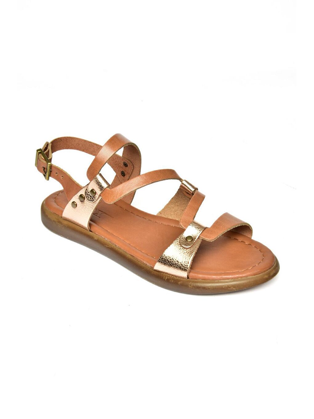 Kahverengi S2910184 Taba/Bakır Kadın Sandalet-3