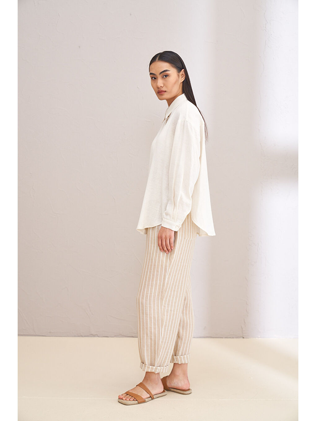 Ekru VELOCE EKRU GÖMLEK 1139-1