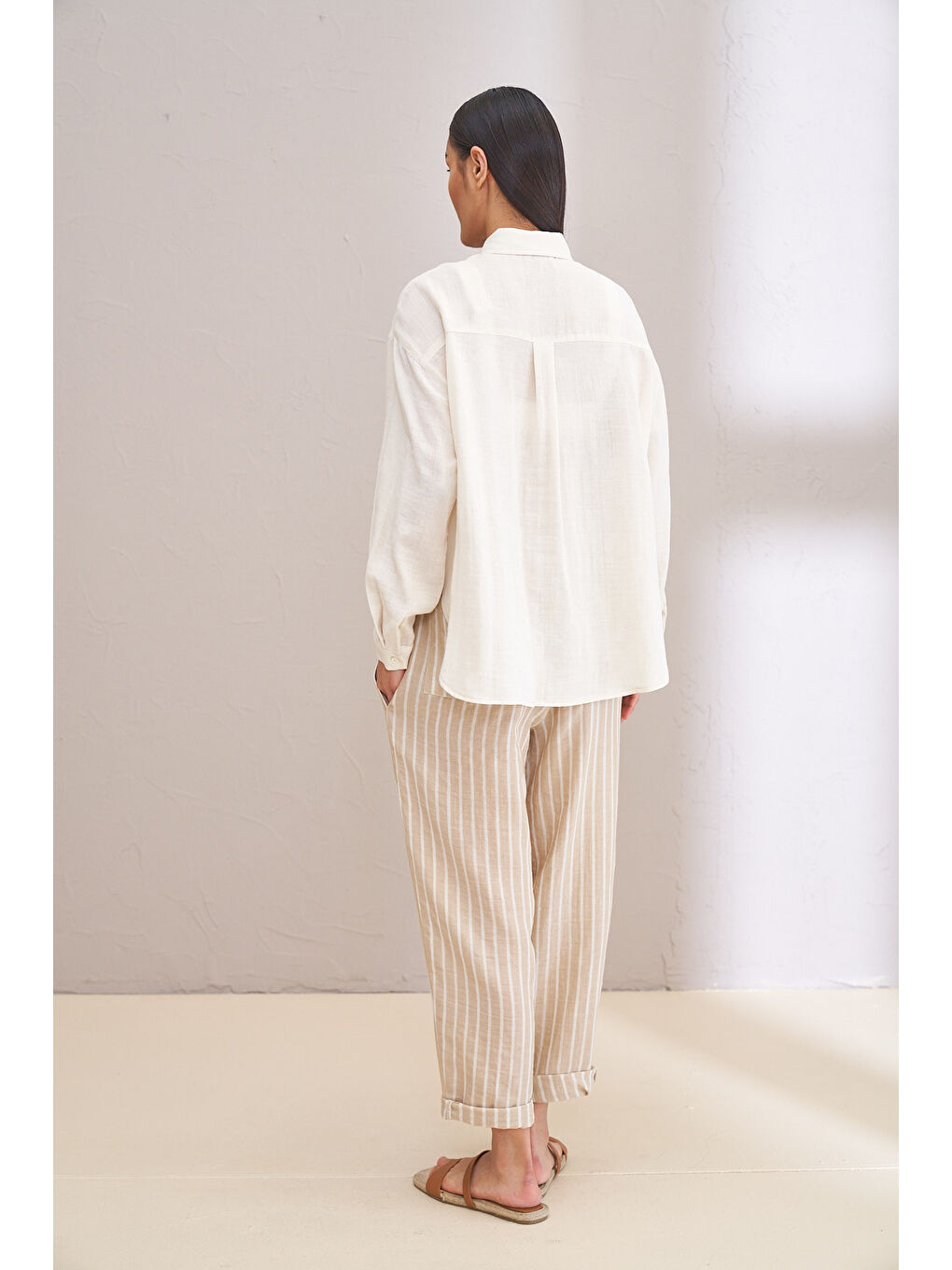 Ekru VELOCE EKRU GÖMLEK 1139-2