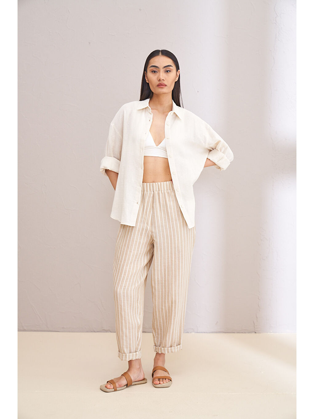 Ekru VELOCE EKRU GÖMLEK 1139-4