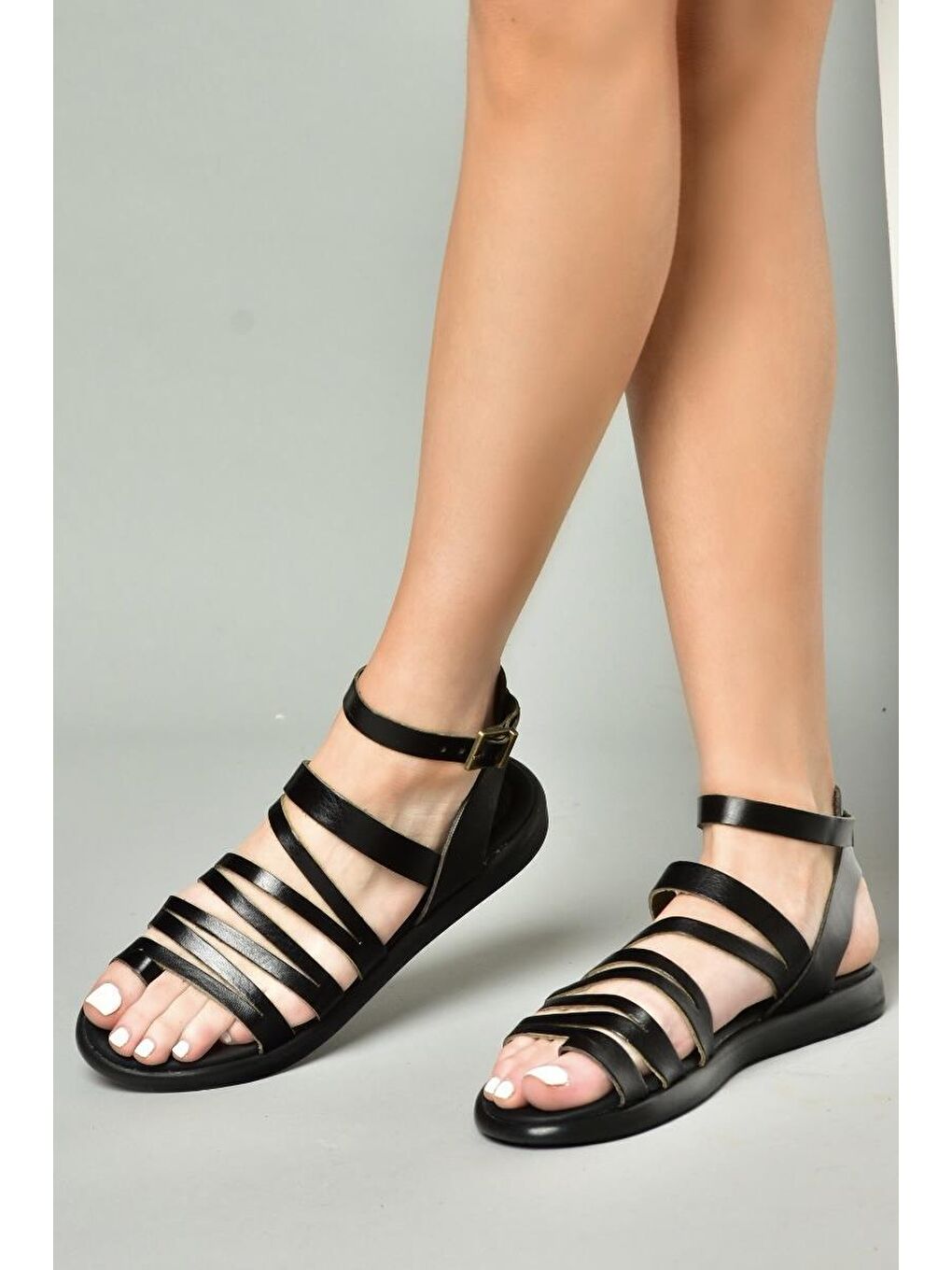 S2910161 Siyah Kadın Sandalet-3