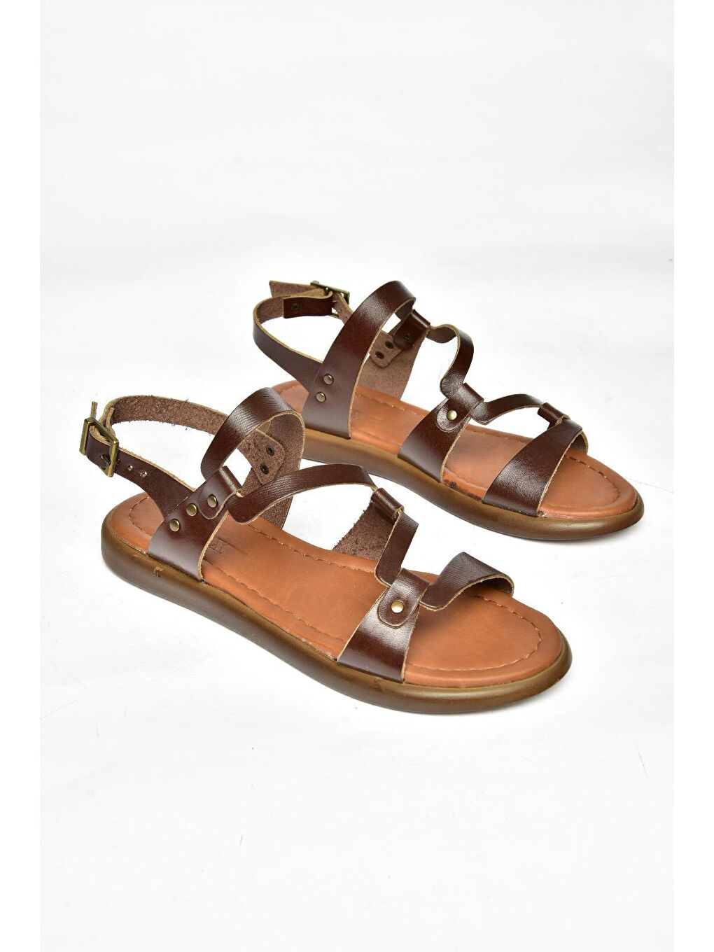 S2910184 Kahverengi Kadın Sandalet-2