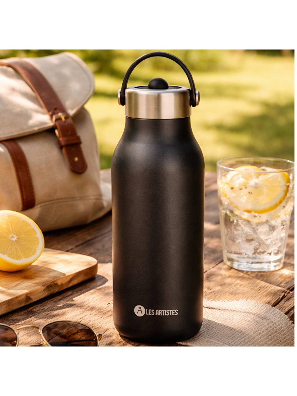 Siyah Isı Yalıtımlı Çelik Termos 1000ml Black Pearl-2