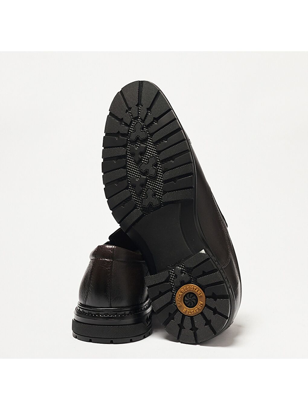 Kahverengi Erkek Oxford ( Klasik) OG-355 Kahve Deri-4