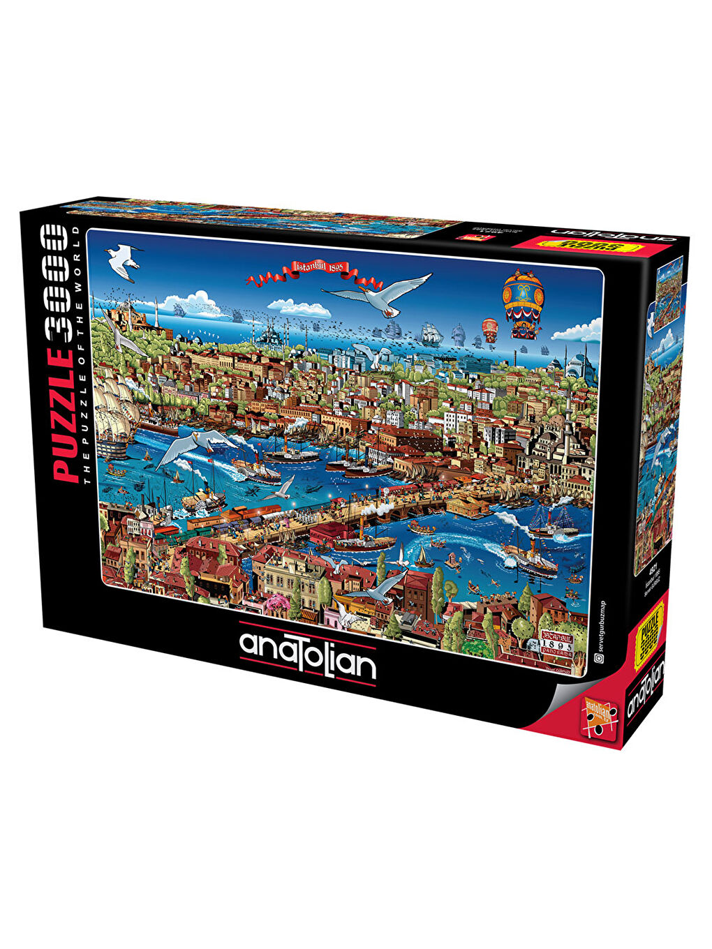 Anatolian Renksiz Puzzle 3000 Parça Istanbul 1895 4921