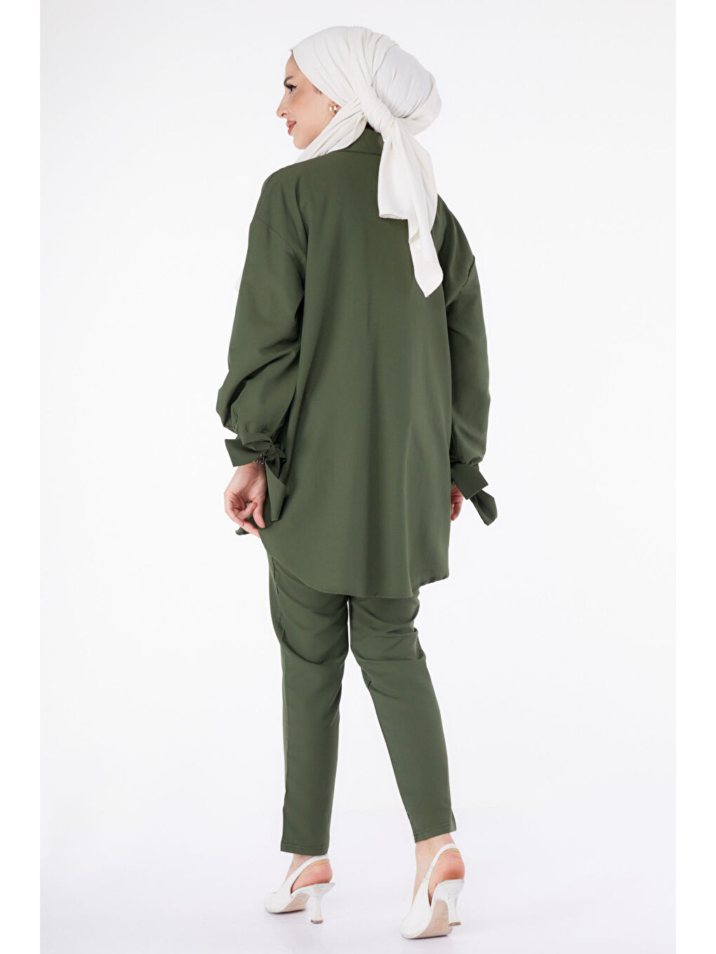 Kol Detaylı İkili Takım Haki - 27085-3