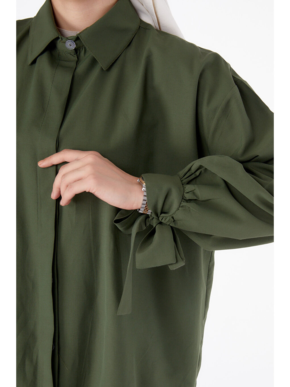 Kol Detaylı İkili Takım Haki - 27085-5