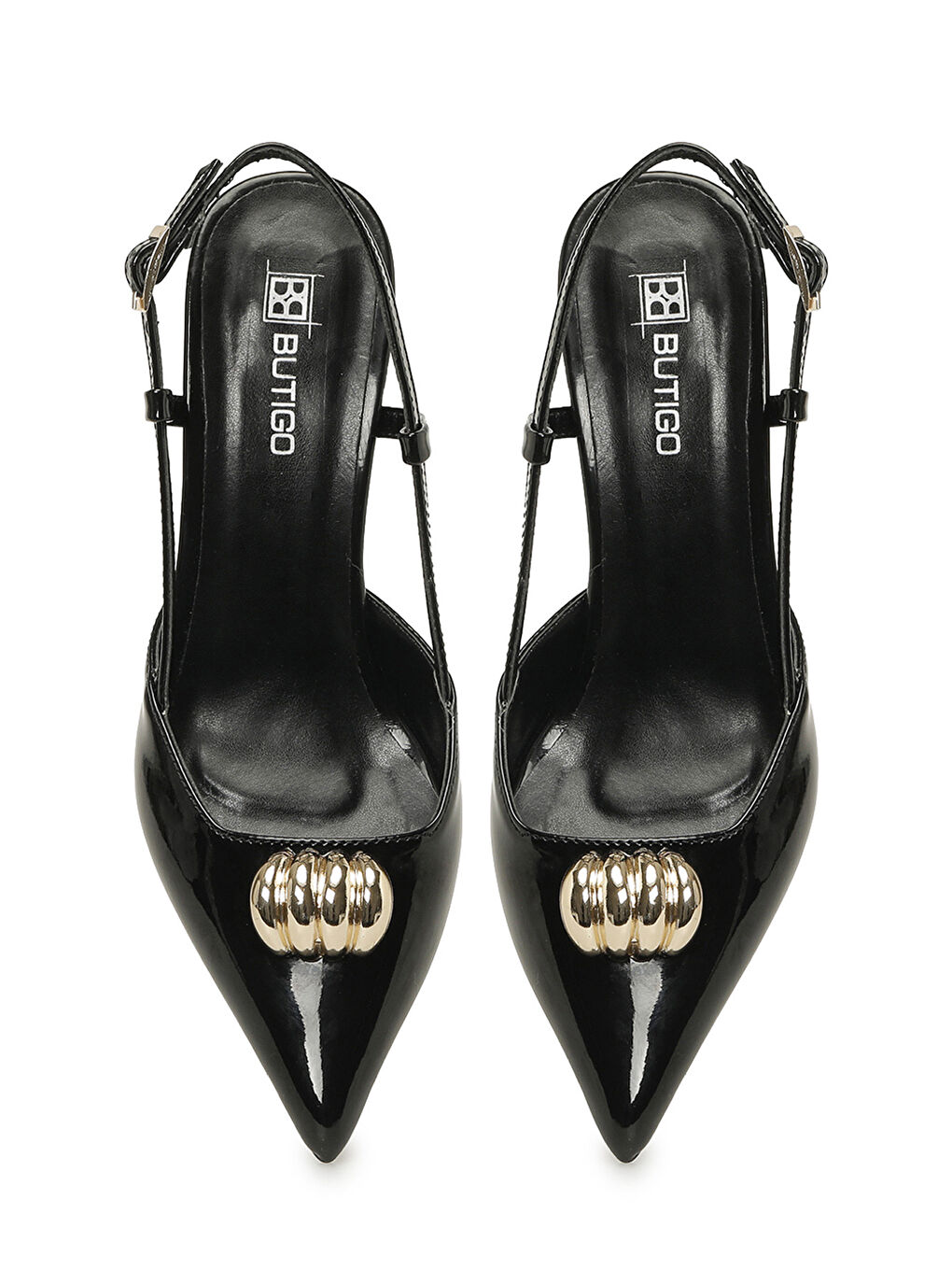 26S-039 6FX Siyah Kadın Topuklu Ayakkabı-3