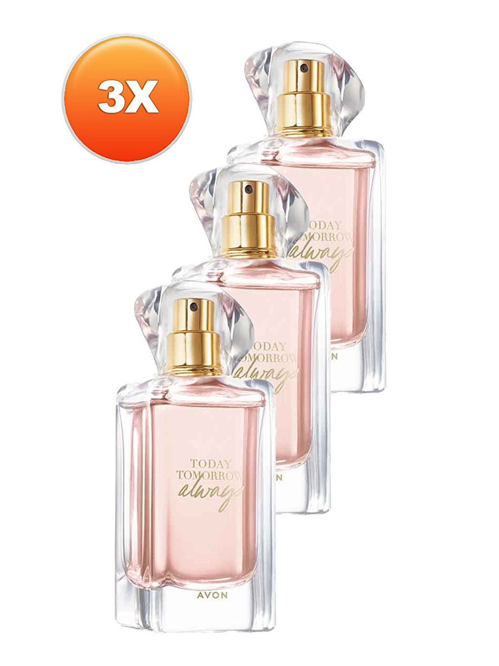 AVON Renksiz Kadın Parfüm Edp 50 Ml. Üçlü Set - 1