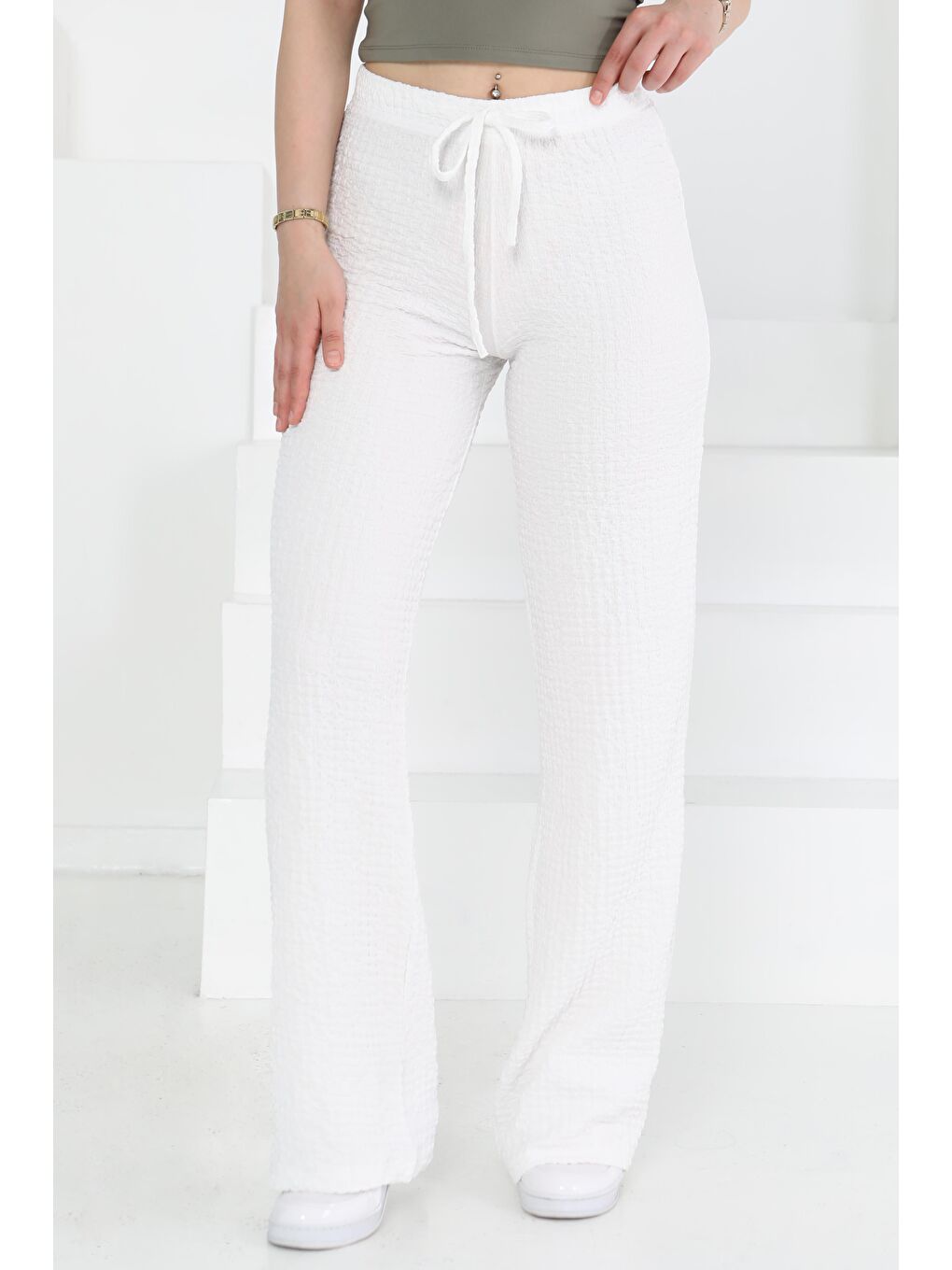 Salaş Pantolon Beyaz - 27276