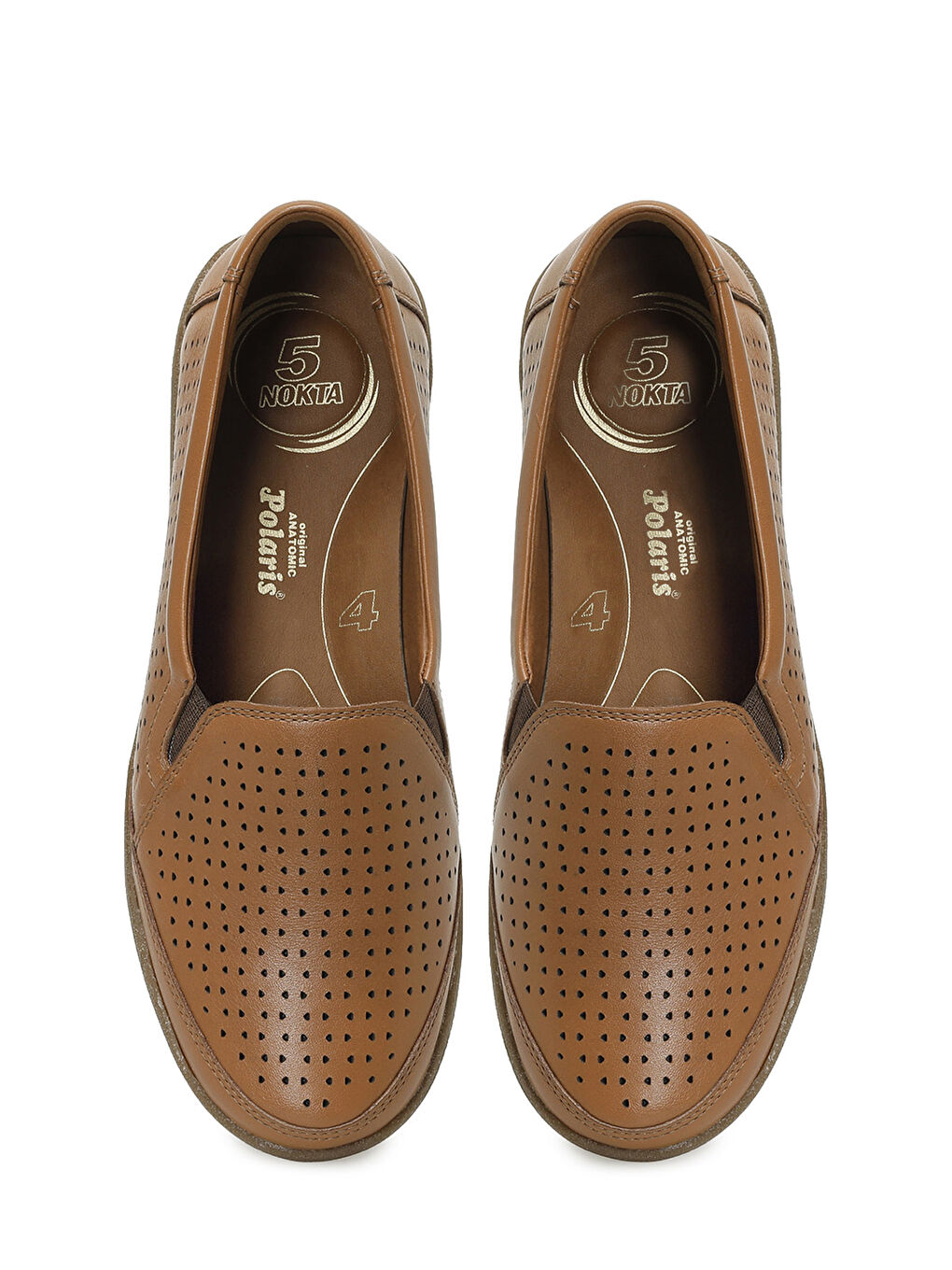 Kahverengi 105408.Z6FX Taba Kadın Düz Ayakkabı-3