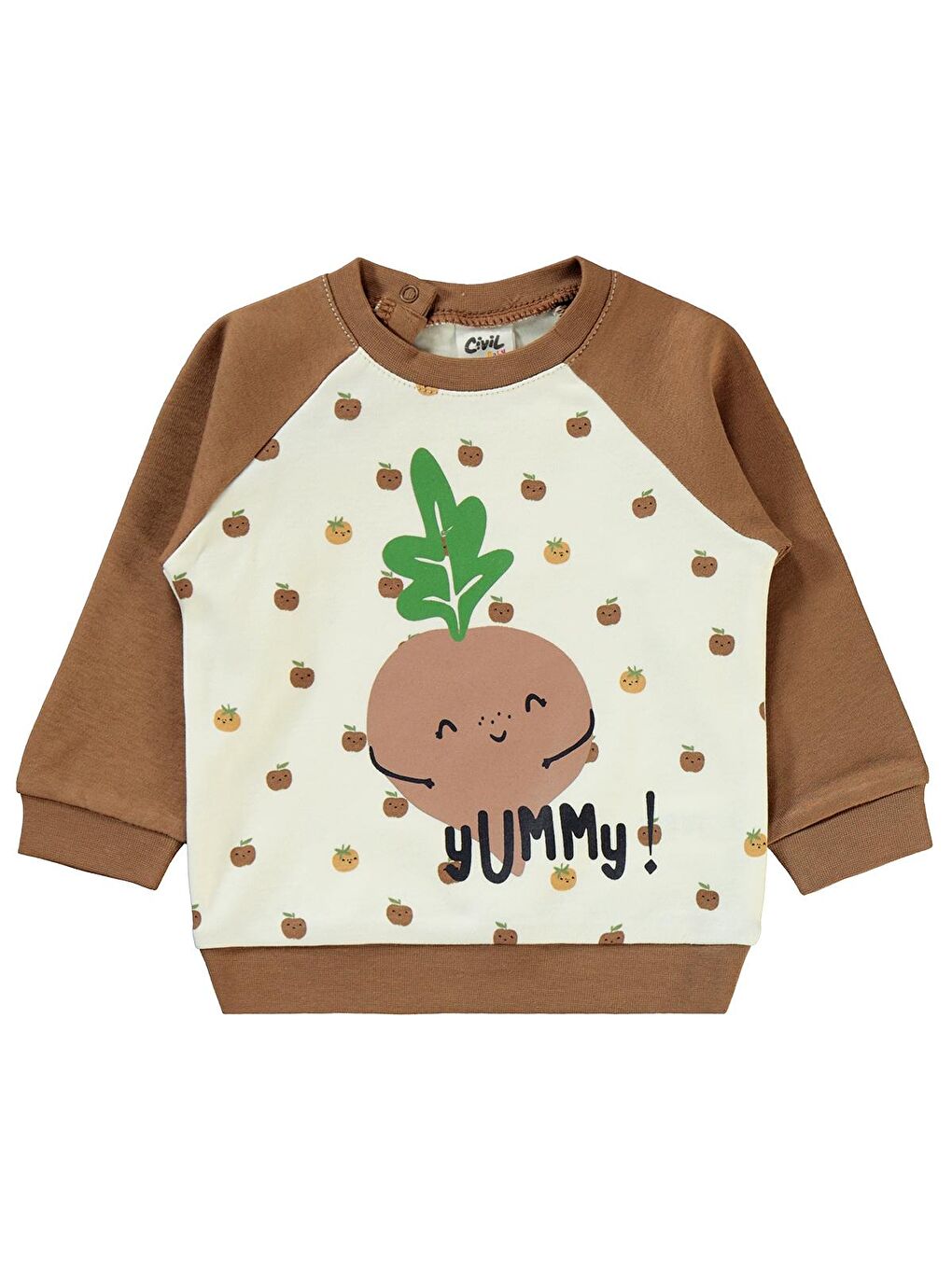 Kahverengi Baby Bebek Takım 6-18 Ay Kahve-2