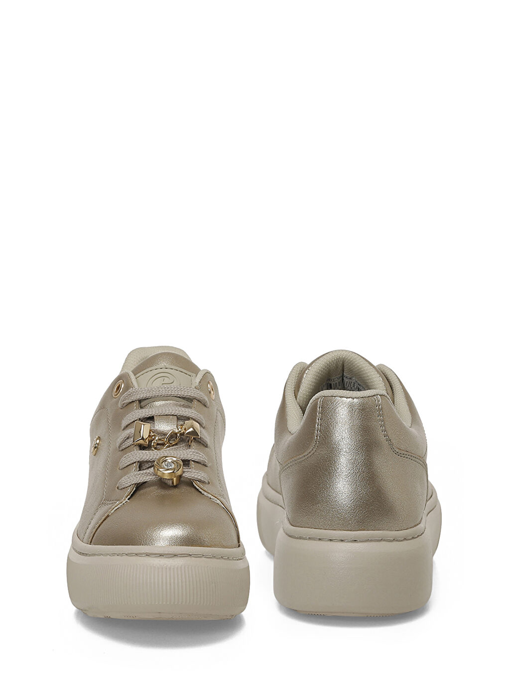 Sarı 327526.Z 6FX Altın Kadın Sneaker-4