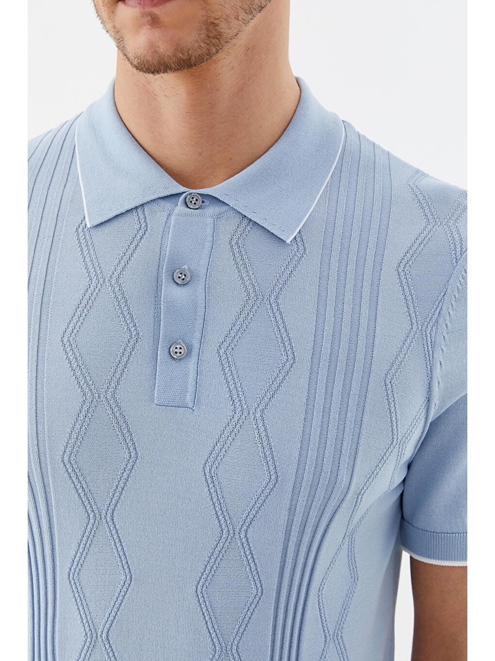 Mavi Regular Fit Triko Polo Yaka Tişört-2