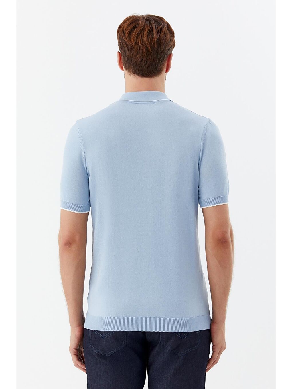 Mavi Regular Fit Triko Polo Yaka Tişört-3