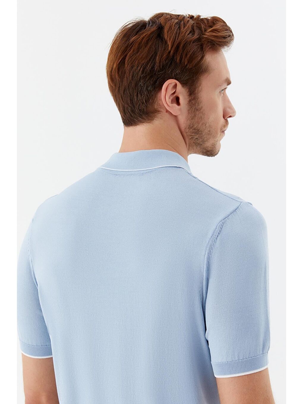 Mavi Regular Fit Triko Polo Yaka Tişört-4