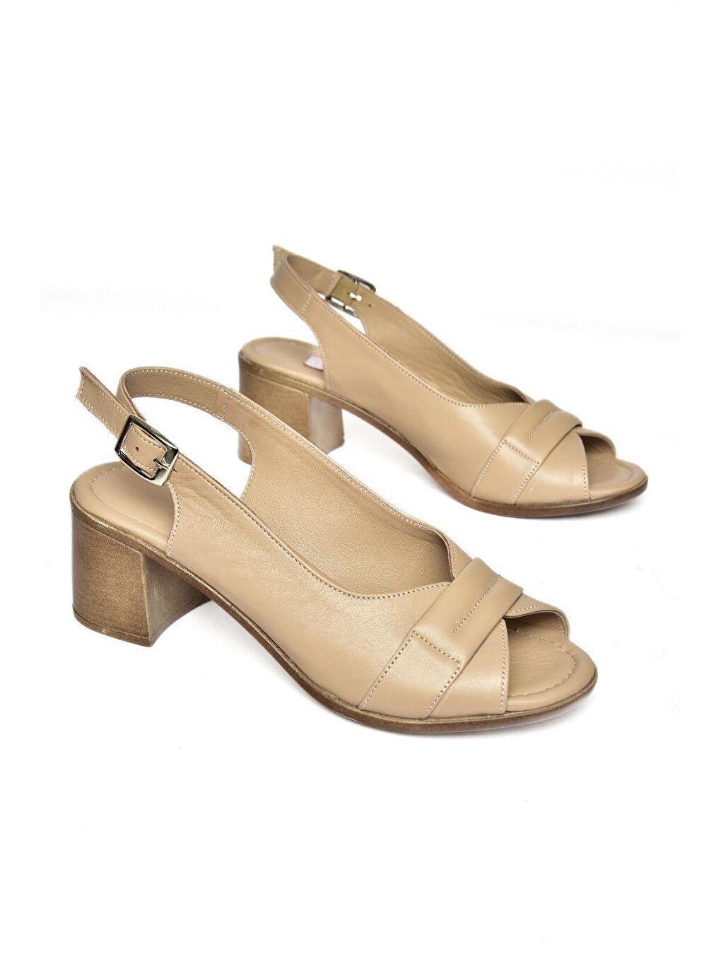 Bej P5554529 Vizon Kadın Sandalet-4